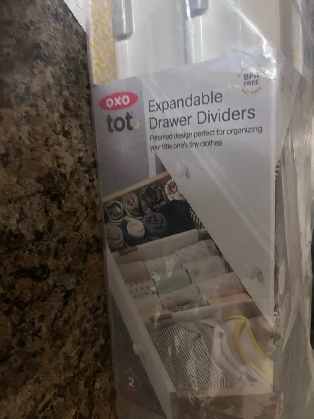 Oxo Tot Expandable Drawer Dividers in White